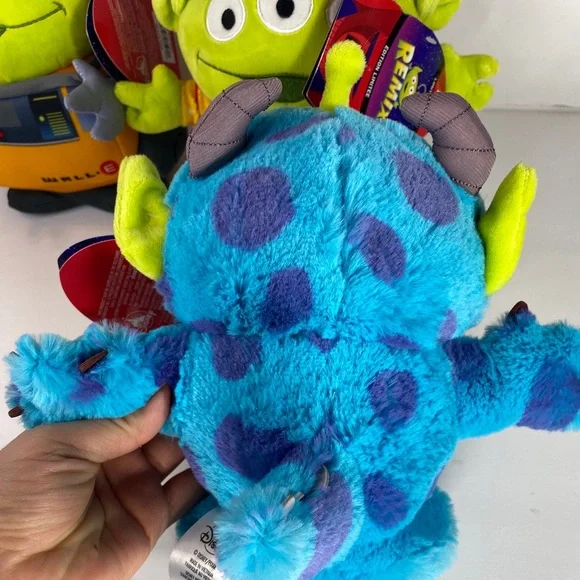 Disney Pixar Plush Alien Remix Limited Ed. Set (Woody,WallE, Sulley,Nemo)